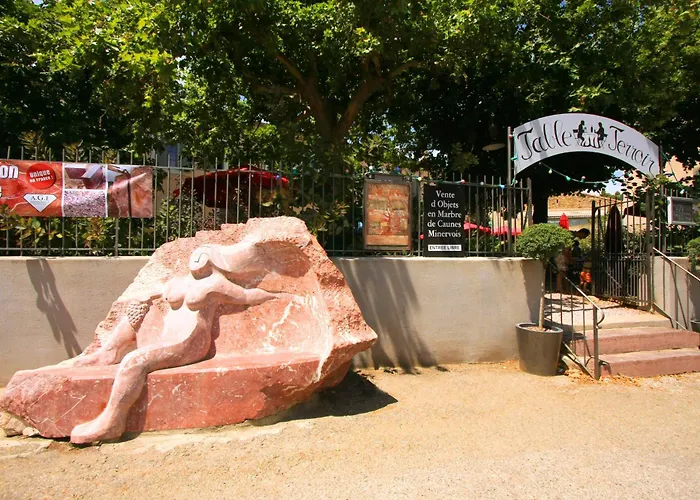 Hotell Logis Hotel - Restaurant La Marbrerie Caunes-Minervois